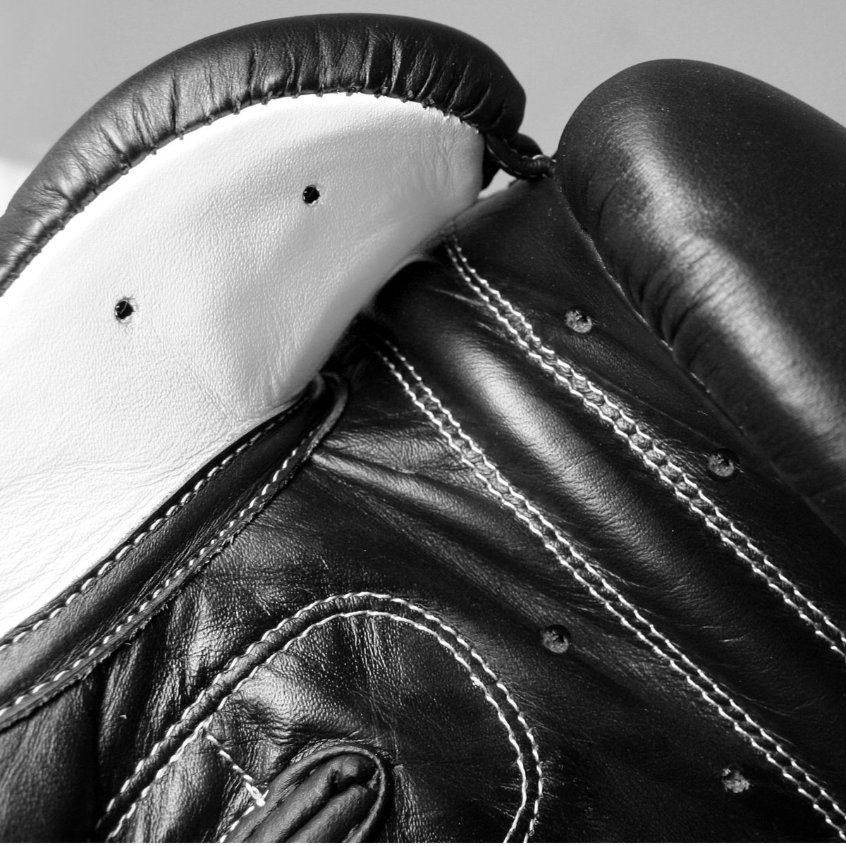 HAMMER BOXING Boxhandschuhe Rindsleder, schwarz, 12 OZ