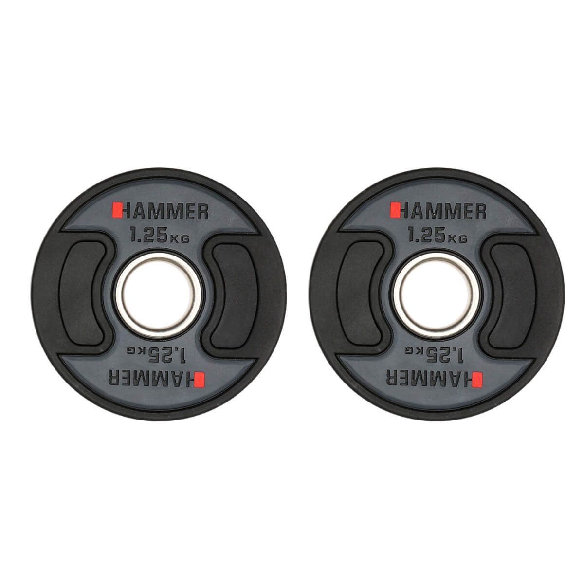 HAMMER Hantelscheibe PU, 2x1.25 kg