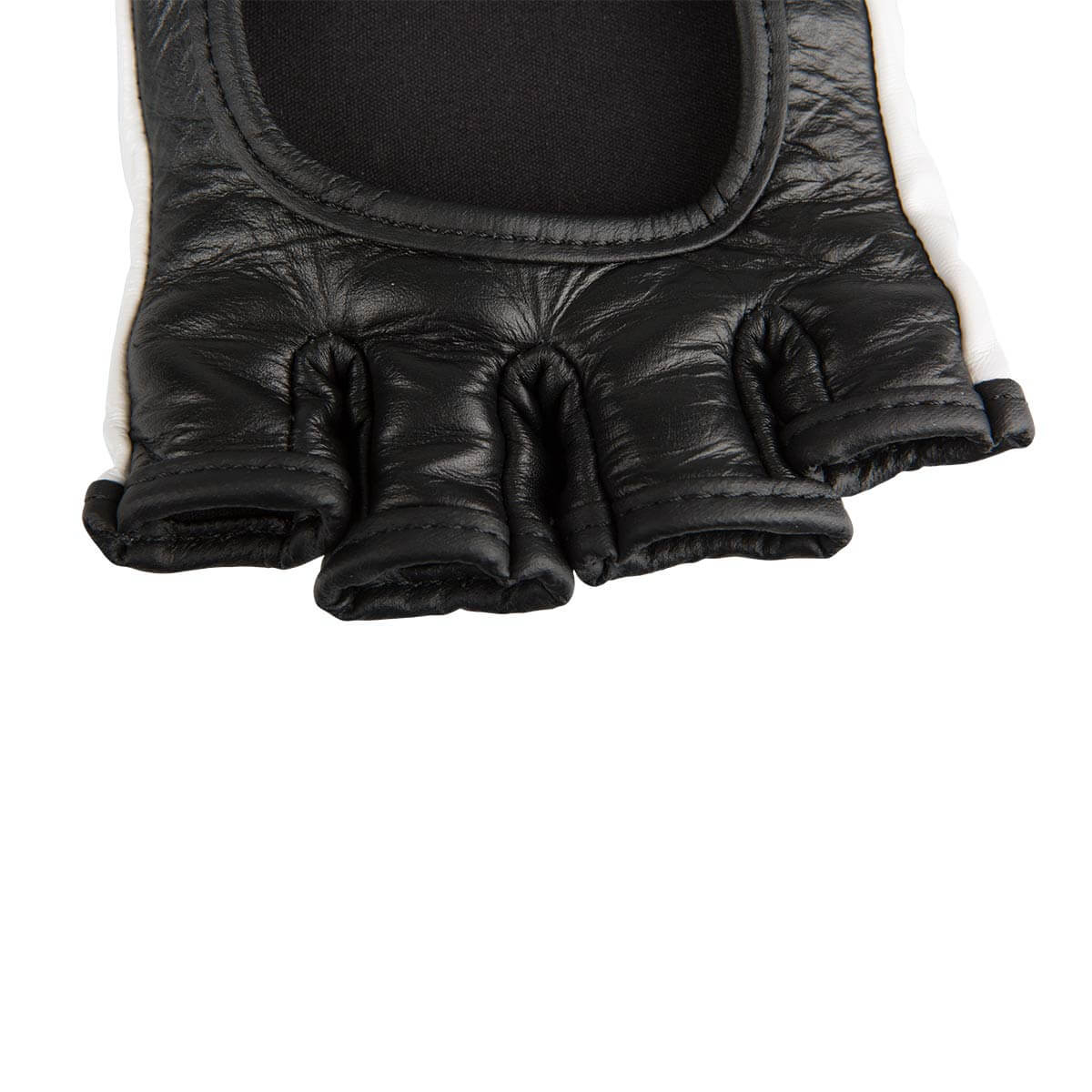 HAMMER BOXING Boxhandschuhe MMA II, Leder, schwarz/weiss, L