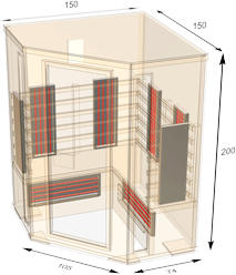 Nobel Sauna Infrarot-Sauna 150C
