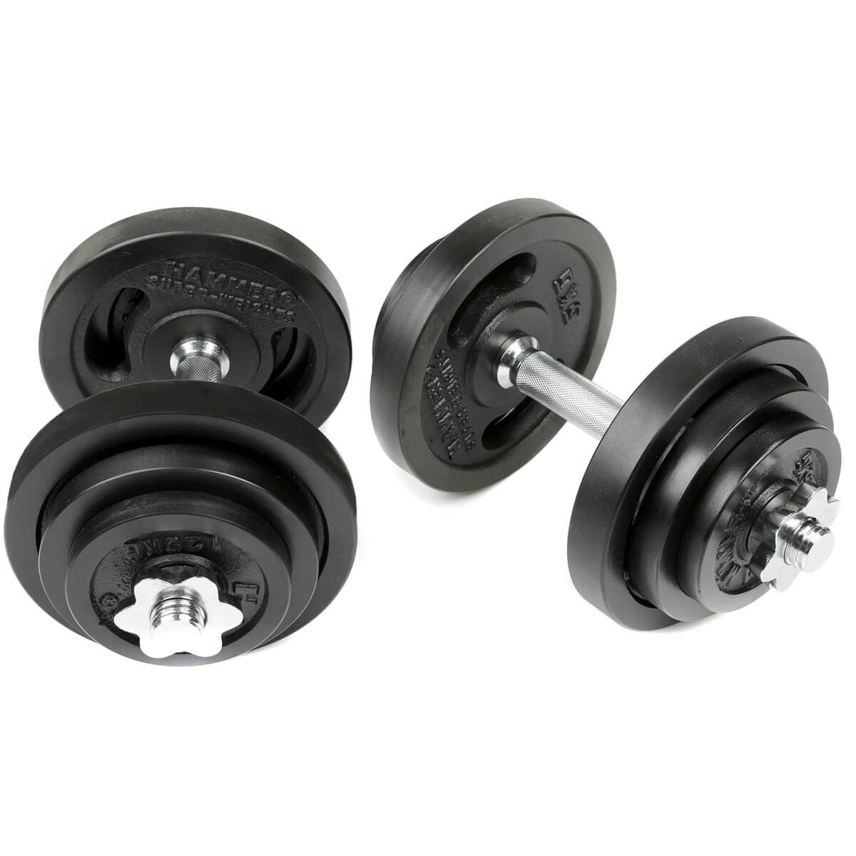 HAMMER 40 kg Kurzhantel-Set, Eisen