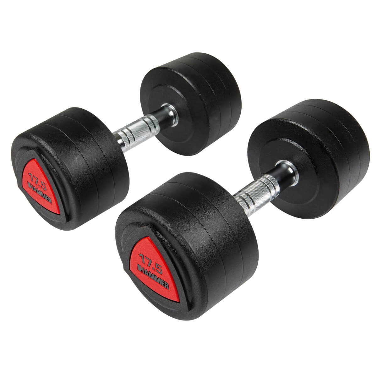 HAMMER PU Kompakthantel, 2x 17,5 kg