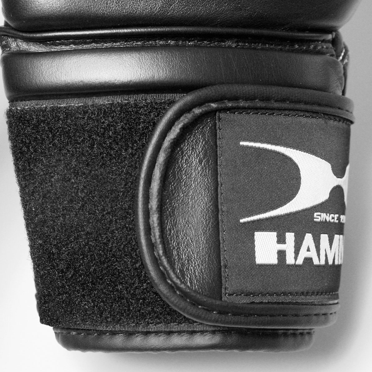 HAMMER BOXING Boxhandschuhe Rindsleder, schwarz, 12 OZ